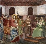 GIOTTO di Bondone, Christ before Caiaphas